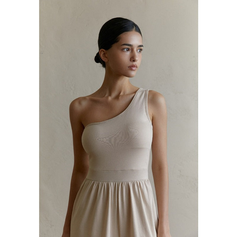 One-Shoulder Yoga Jumpsuit | Clean Fit & Effortless Movement
