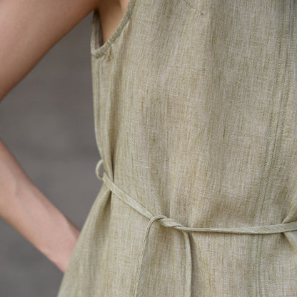Linen Yoga Tank Top | Lightweight Ease & Breathable Flow