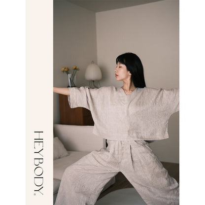 Linen Zen Flow Yoga Set | Soft Structure & Everyday Ease