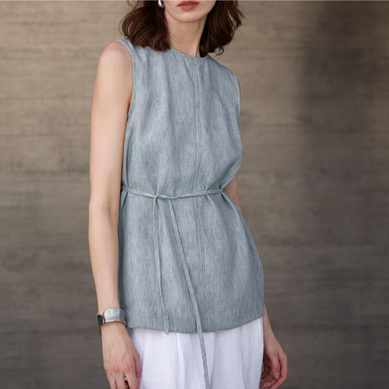 Linen Yoga Tank Top | Lightweight Ease & Breathable Flow