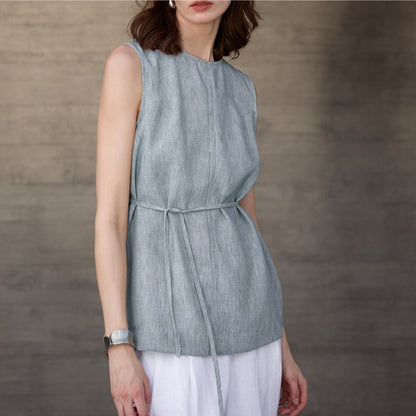 Linen Yoga Tank Top | Lightweight Ease & Breathable Flow