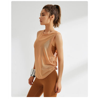 Airy Mesh Yoga Tank Top | Lightweight Ease & Breathable Flow