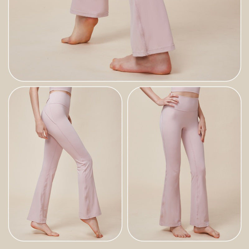 Cross High-Waisted Flare Yoga Pants | Soft Support & Flowing Lines