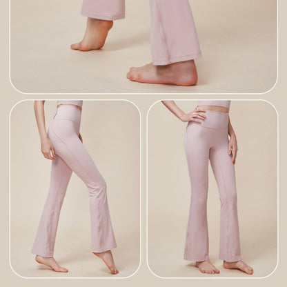 Cross High-Waisted Flare Yoga Pants | Soft Support & Flowing Lines