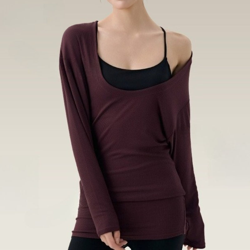 Drape Relaxed Yoga Top | Soft Movement & Everyday Ease