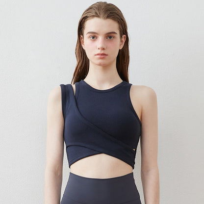 Cross Yoga Bra Top | Soft Support & Natural Hold