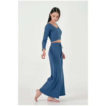Wide-Leg Flow Yoga Pants | Relaxed Drape & Everyday Ease