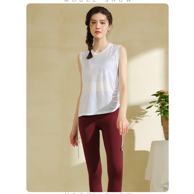 Mesh Quick-Dry Yoga Tank Top | Lightweight Ease & Breathable Flow