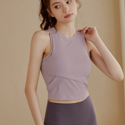 Cross Yoga Sports Bra | Soft Support & Natural Hold
