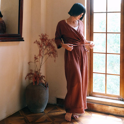 Cotton Yoga Set | Coordinated Comfort & Support