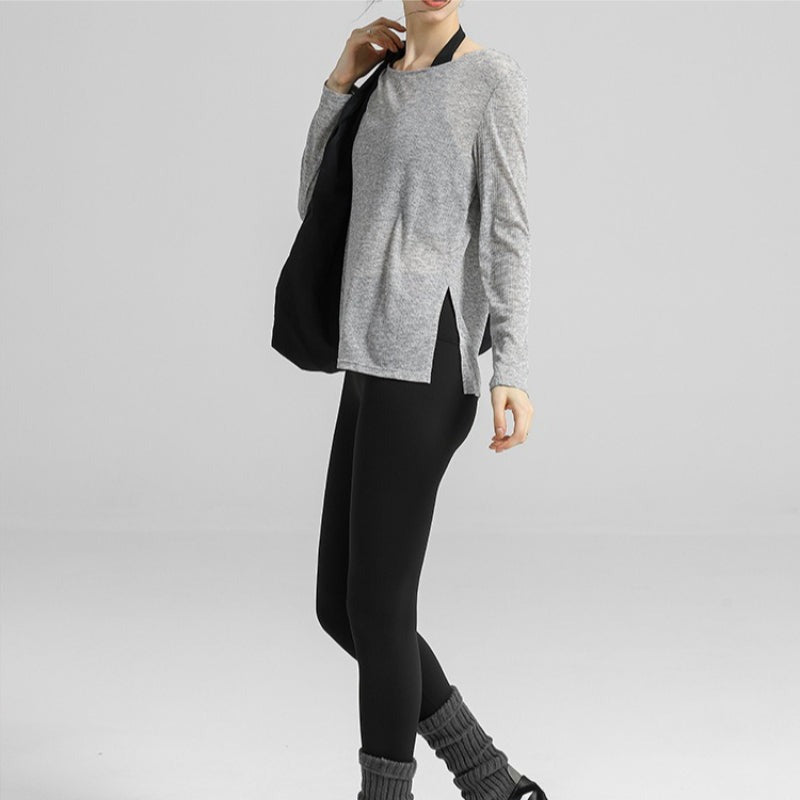 Airy Sheer Drape Yoga Top | Soft Movement & Everyday Ease