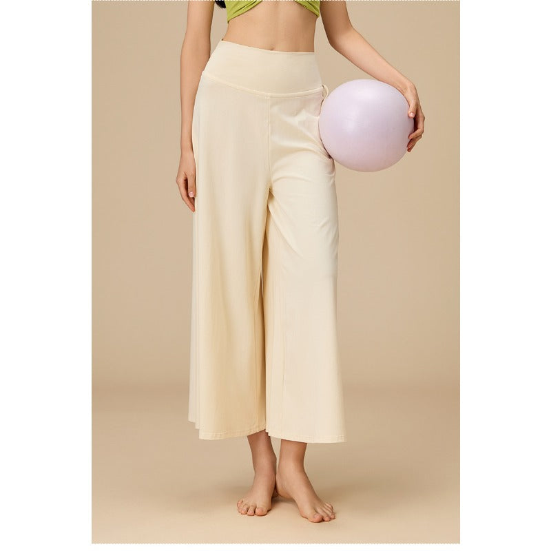 Wide-Leg Flow Yoga Pants | Relaxed Drape & Everyday Ease