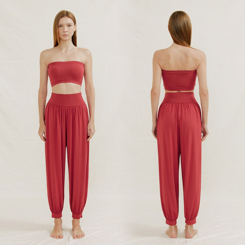 Wide-Leg Flow Yoga Set | Soft Structure & Everyday Ease