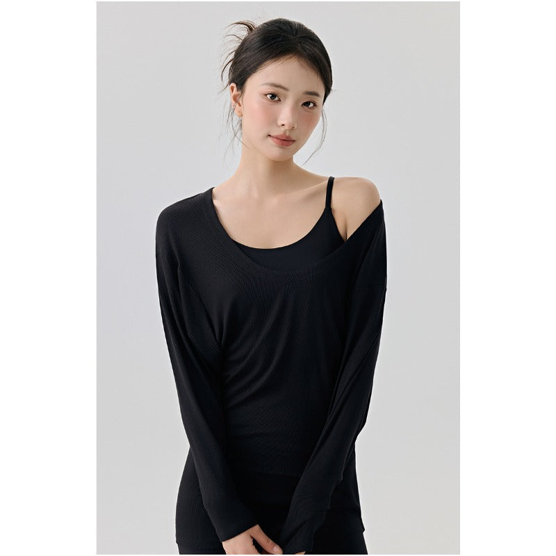 Drape Relaxed Yoga Top | Soft Movement & Everyday Ease