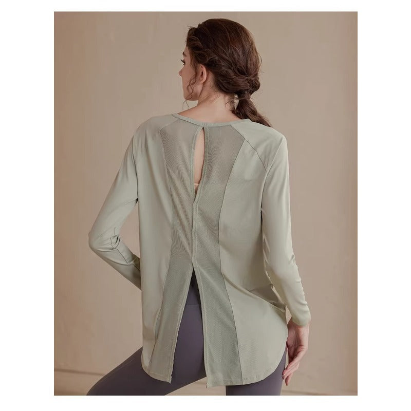 Mesh Relaxed Yoga Cover-Up | Light Layers for Studio & Daily Life