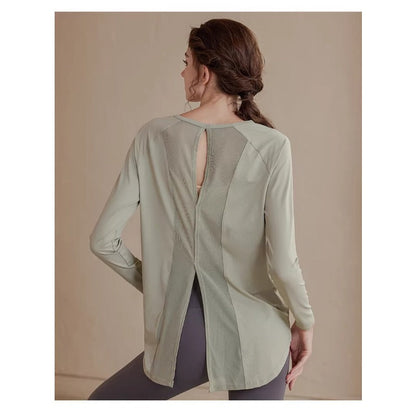 Mesh Relaxed Yoga Cover-Up | Light Layers for Studio & Daily Life