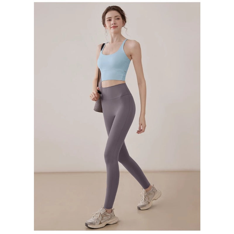 Cross Yoga Sports Bra | Soft Support & Natural Hold