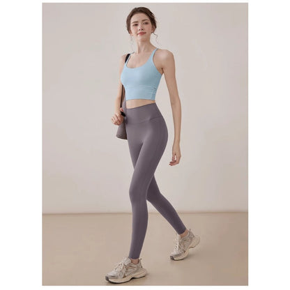Cross Yoga Sports Bra | Soft Support & Natural Hold