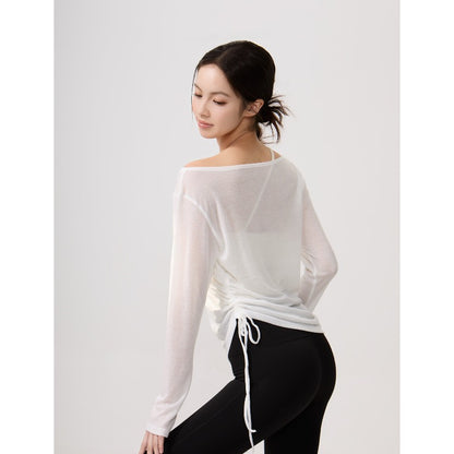 Airy Drape Relaxed Yoga Top | Soft Movement & Everyday Ease