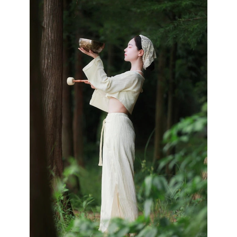 Wide-Leg Flow Yoga Set | Soft Structure & Everyday Ease