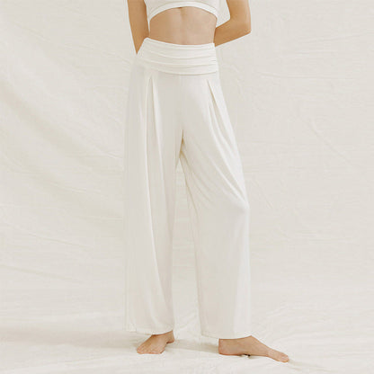 Wide-Leg High-Waisted Flow Yoga Pants