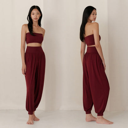 Wide-Leg Flow Yoga Set | Soft Structure & Everyday Ease
