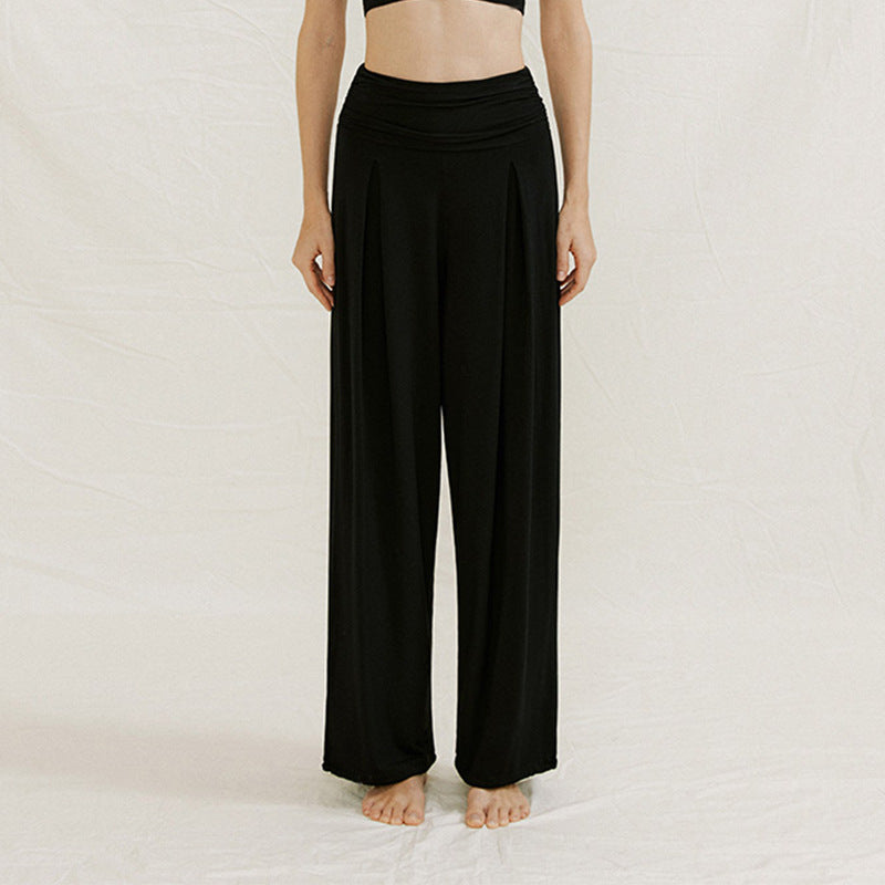 Wide-Leg High-Waisted Flow Yoga Pants