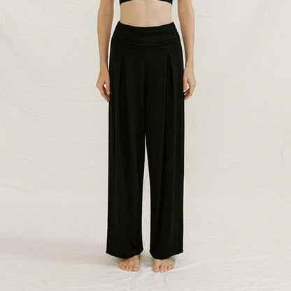 Wide-Leg High-Waisted Flow Yoga Pants