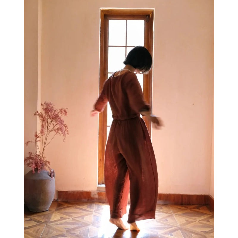 Cotton Yoga Set | Coordinated Comfort & Support