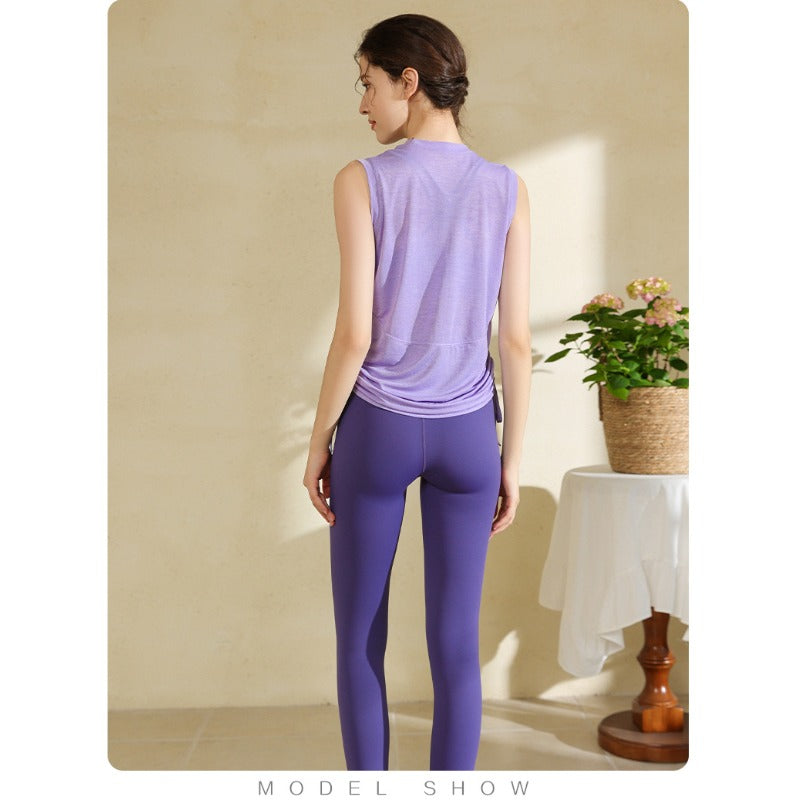 Mesh Quick-Dry Yoga Tank Top | Lightweight Ease & Breathable Flow