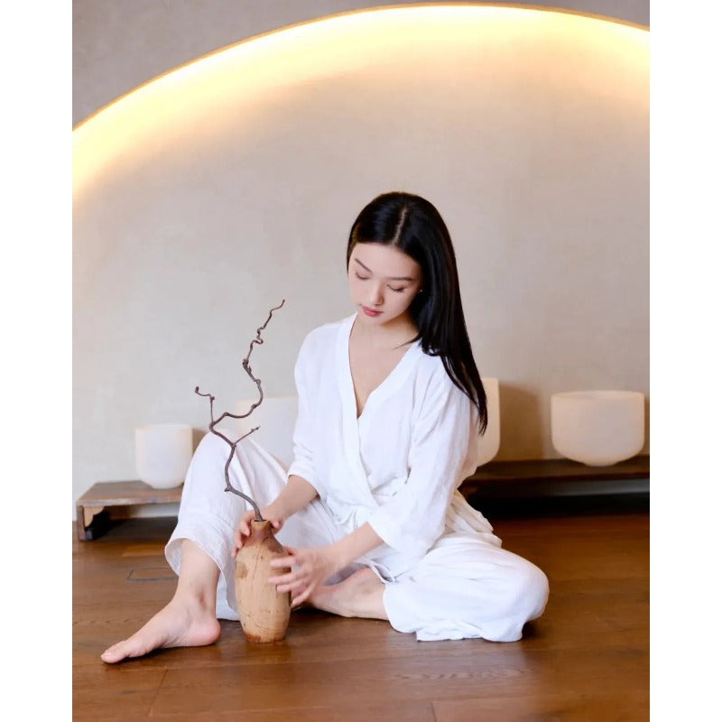 Cotton Yoga Set | Coordinated Comfort & Support