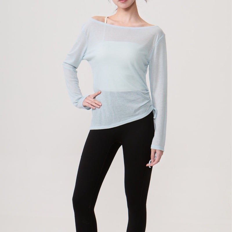 Airy Drape Relaxed Yoga Top | Soft Movement & Everyday Ease
