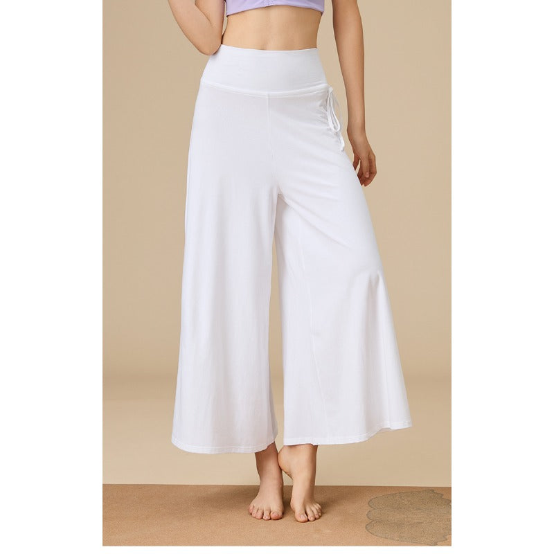 Wide-Leg Flow Yoga Pants | Relaxed Drape & Everyday Ease