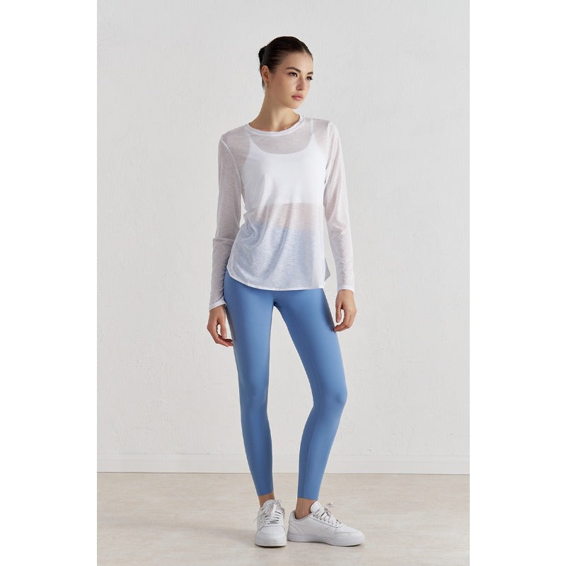 Airy Cross Open-Back Yoga Cover-Up | Light Layers for Studio & Daily Life