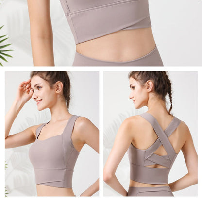 Cross Yoga Sports Bra | Soft Support & Natural Hold