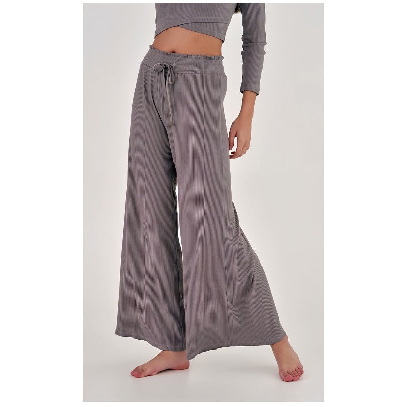 Wide-Leg Flow Yoga Pants | Relaxed Drape & Everyday Ease