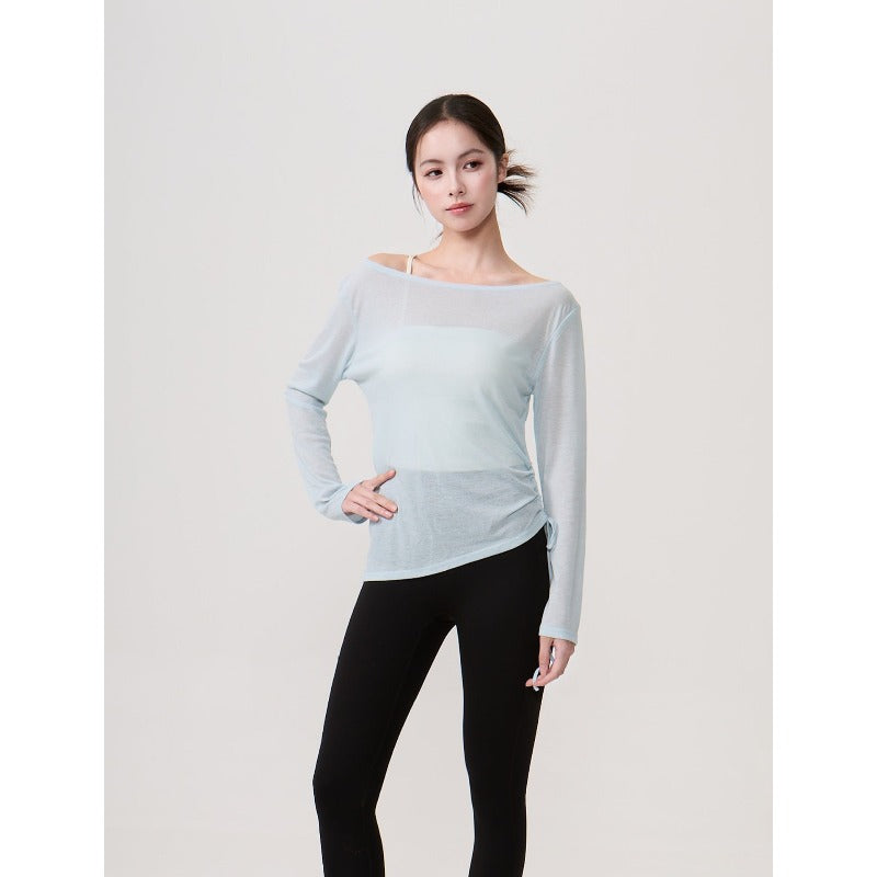 Airy Drape Relaxed Yoga Top | Soft Movement & Everyday Ease