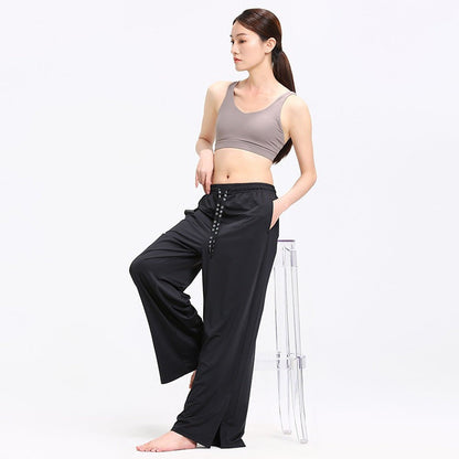 Wide-Leg UV Quick-Dry Flow Yoga Pants | Relaxed Drape & Everyday Ease