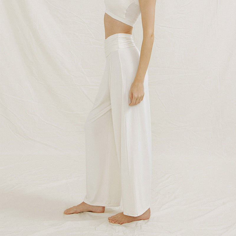 Wide-Leg High-Waisted Flow Yoga Pants