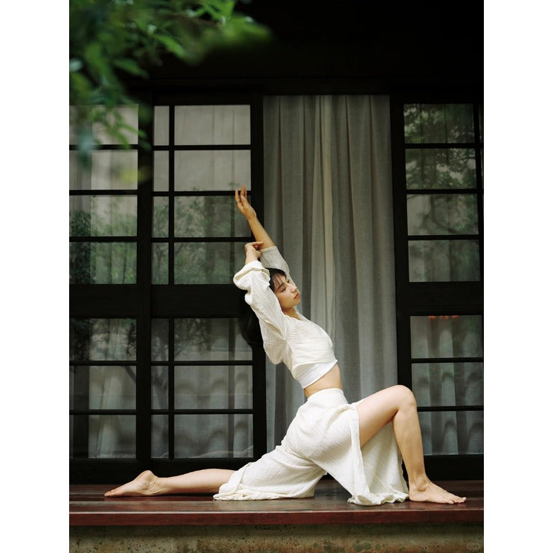 Wide-Leg Flow Yoga Set | Soft Structure & Everyday Ease