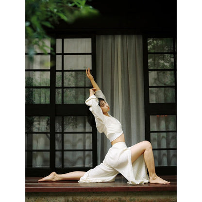 Wide-Leg Flow Yoga Set | Soft Structure & Everyday Ease