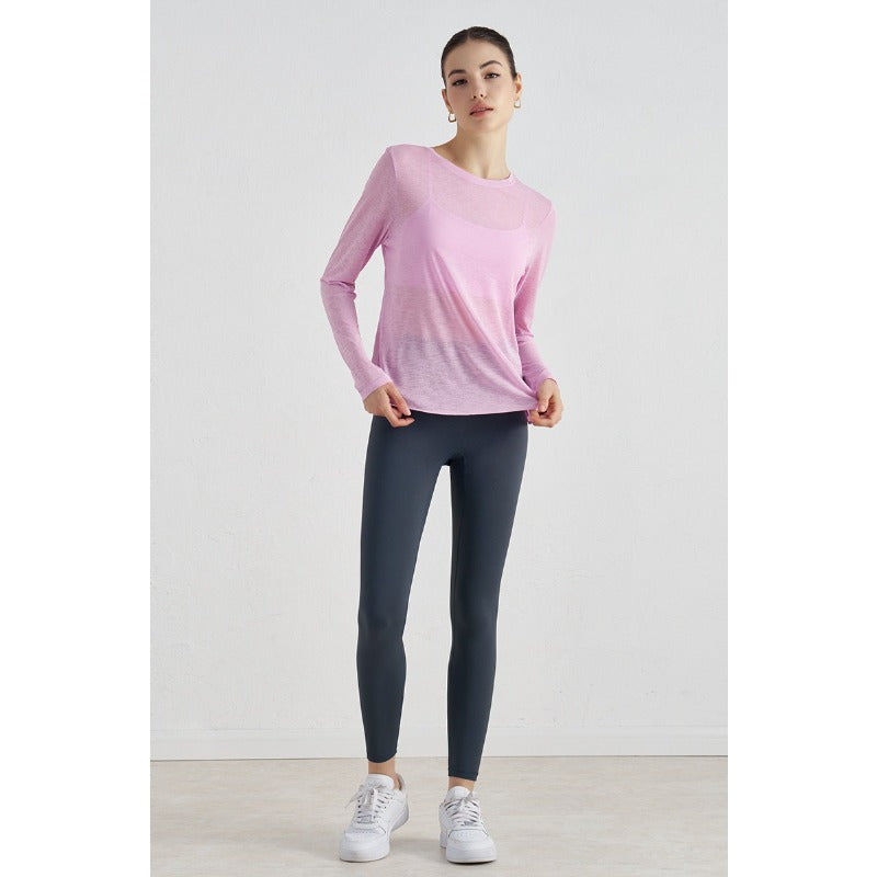 Airy Cross Open-Back Yoga Cover-Up | Light Layers for Studio & Daily Life