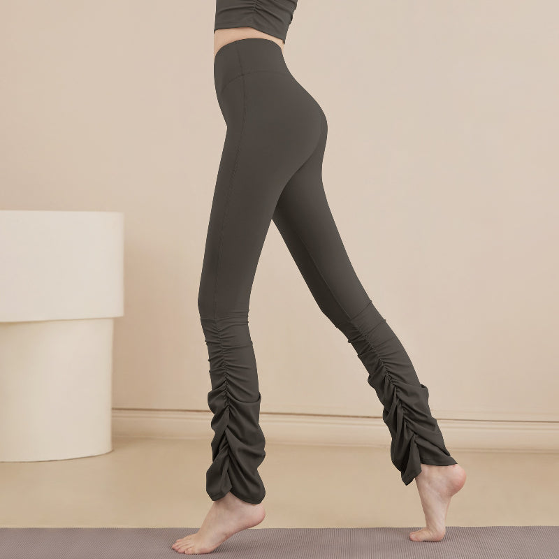 High-Waisted Flare Yoga Pants | Soft Lines & Gentle Support