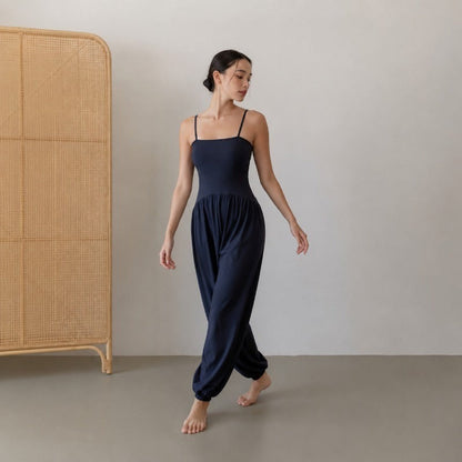 Built-In Bra Yoga Jumpsuit | Relaxed Fit for Yoga & Everyday