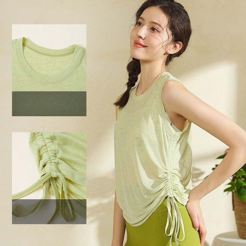 Mesh Quick-Dry Yoga Tank Top