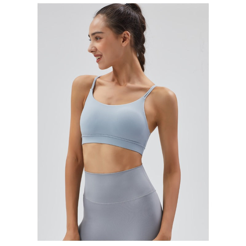 Cross Yoga Sports Bra | Soft Support & Natural Hold