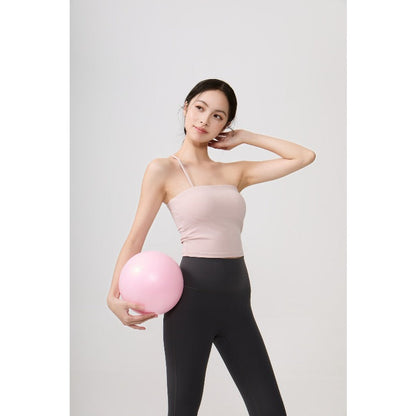 Asymmetric Yoga Bra Top | Soft Support & Natural Hold