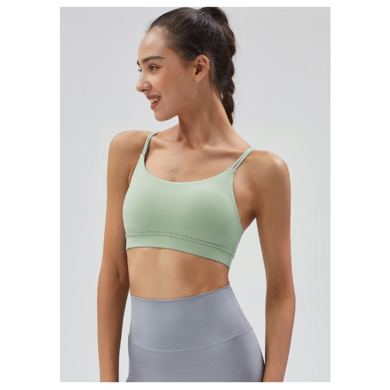 Cross Yoga Sports Bra | Soft Support & Natural Hold