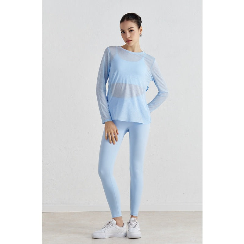 Airy Cross Open-Back Yoga Cover-Up | Light Layers for Studio & Daily Life