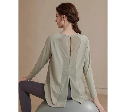 Mesh Relaxed Yoga Cover-Up | Light Layers for Studio & Daily Life